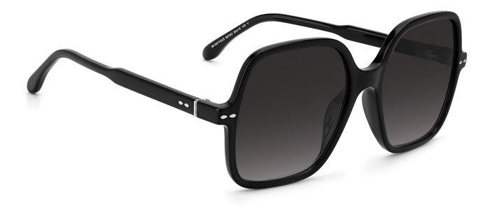Occhiali da sole Isabel Marant IM 0077/G/S 204904 (807 9O) colore black forma quadrato lenti dark grey shaded