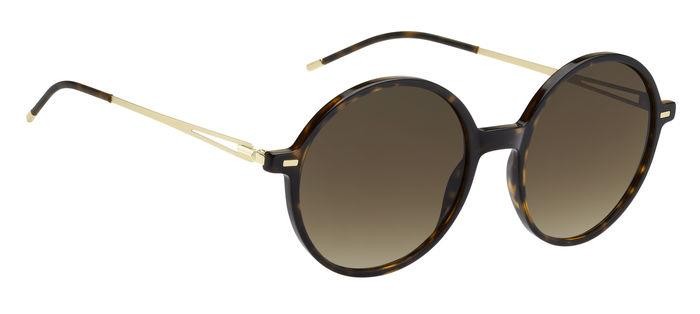 Sonnenbrillen Hugo Boss BOSS 1389/S 204918 (086 HA) farbe havana form rund gläser brown shaded