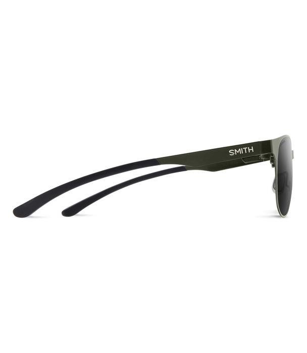 Sonnenbrillen Smith Eastbank Metal 204929 (SIF 6N) farbe matte olive green form rund gläser grey polarized chromapop