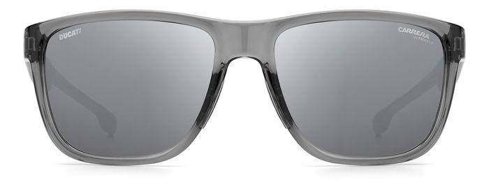 Occhiali da sole Carrera Ducati CARDUC 003/S 204936 (R6S T4) colore grey black forma rettangolare lenti silver mirror