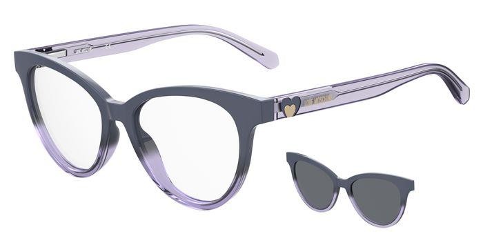 Brillen Moschino Love MOL051/CS 204941 (PJP IR) + clip-on form cat-eye 