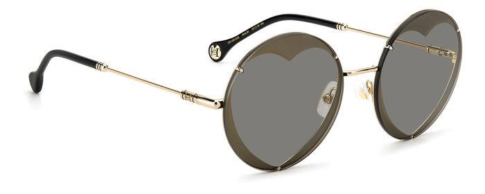 Sonnenbrillen Carolina Herrera Ch 0013/S 204982 (RHL IR) farbe gold black_ form rund gläser grey