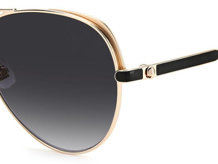 Sonnenbrillen Kate Spade KATALINA/G/S 205232 (J5G 9O) farbe gold form rund gläser dark grey shaded