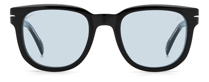 Sonnenbrillen David Beckham DB 7092/S 205312 (7C5 QZ) farbe black crystal form quadratisch gläser azure photocromatic