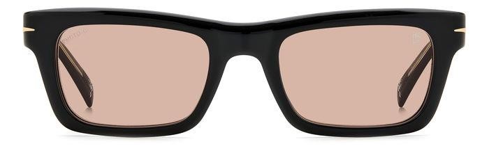Sonnenbrillen David Beckham DB 7091/S 205314 (7C5 3O) farbe black crystal form rechteckig gläser nude photocromatic