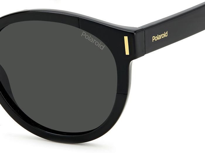Sonnenbrillen Polaroid PLD 6185/S 205326 (807 M9) farbe black form rund gläser grey polarized