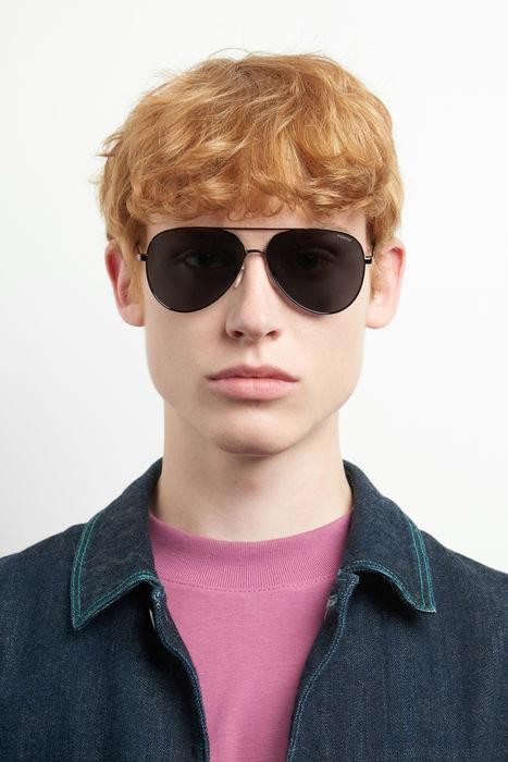 Sunglasses Polaroid PLD 6187/S 205328 (KJ1 M9) color rutenio scuro shape aviator lenses grey polarized