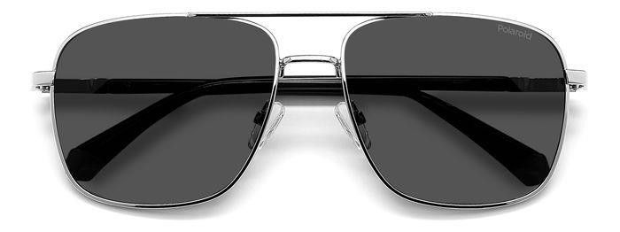 Sonnenbrillen Polaroid PLD 4128/S/X 205330 (010 M9) farbe palladium form aviator gläser grey polarized