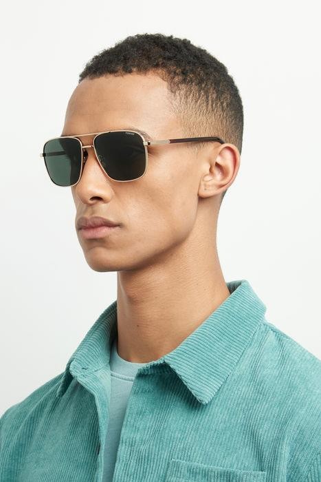 Occhiali da sole Polaroid PLD 4128/S/X 205330 (J5G UC) forma aviator 