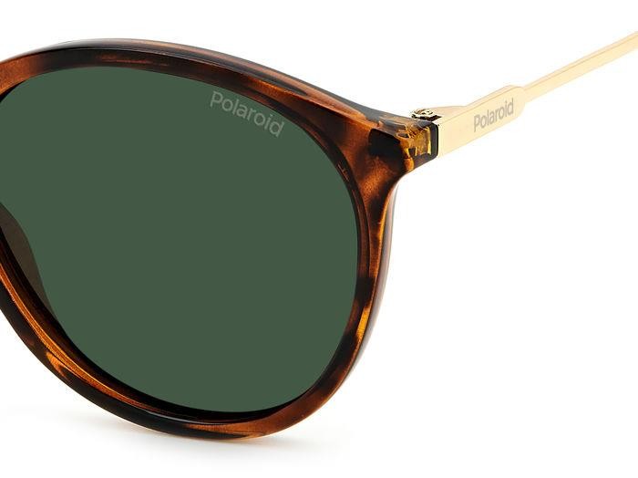 Sonnenbrillen Polaroid PLD 4129/S/X 205331 (086 UC) farbe avana form rund gläser green polarized