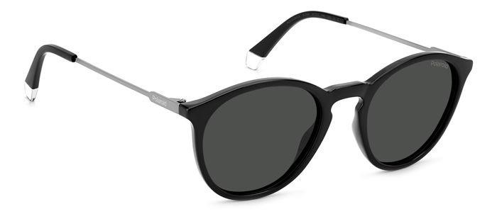 Sonnenbrillen Polaroid PLD 4129/S/X 205331 (807 M9) farbe black form rund gläser grey polarized