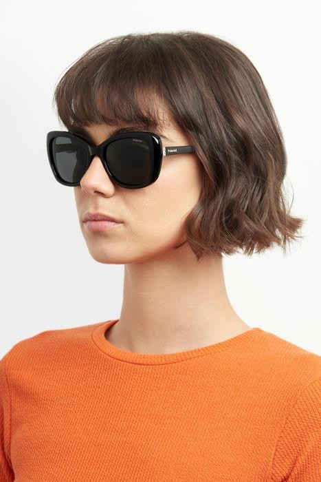 Sonnenbrillen Polaroid PLD 4132/S/X 205334 (807 M9) farbe black form rund gläser grey polarized