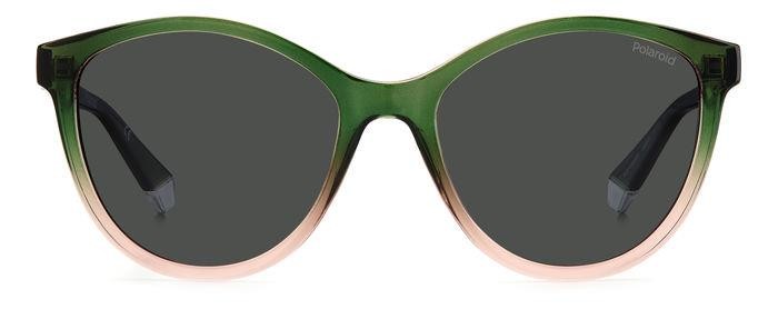 Sonnenbrillen Polaroid PLD 4133/S/X 205335 (IWB M9) farbe verde rosa form rund gläser grey polarized
