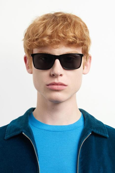 Sunglasses Polaroid PLD 4137/S 205339 (807 M9) color black shape rectangle lenses grey polarized