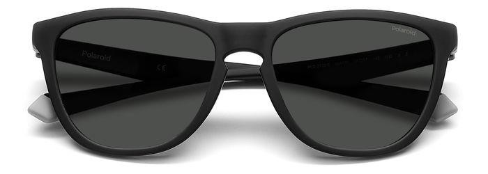 Sunglasses Polaroid PLD 2133/S 205340 (08A M9) color black grey shape square lenses grey polarized