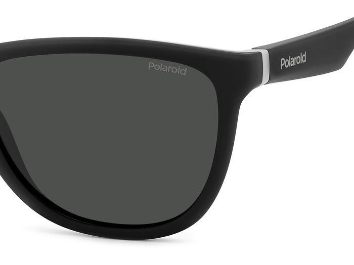Sunglasses Polaroid PLD 2133/S 205340 (08A M9) color black grey shape square lenses grey polarized