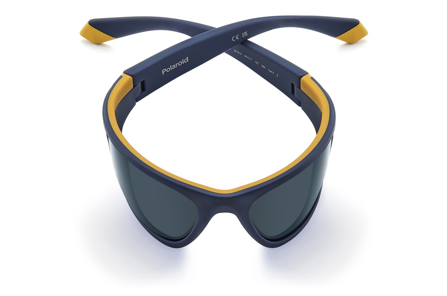 Sonnenbrillen Polaroid Pld 2135/S 205342 2FN C3 farbe matte blue yellow form rechteckig gläser blue polarized