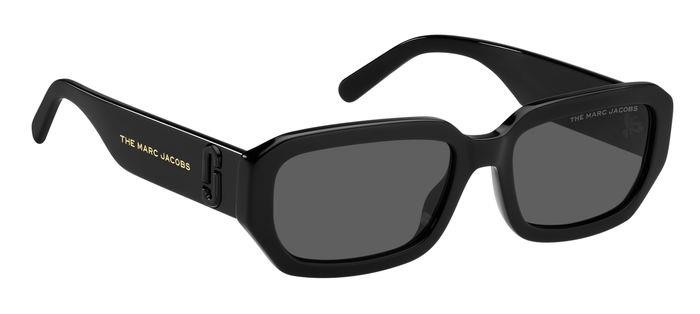Occhiali da sole Marc Jacobs MARC 614/S 205355 (807 IR) colore black forma rettangolare lenti grey