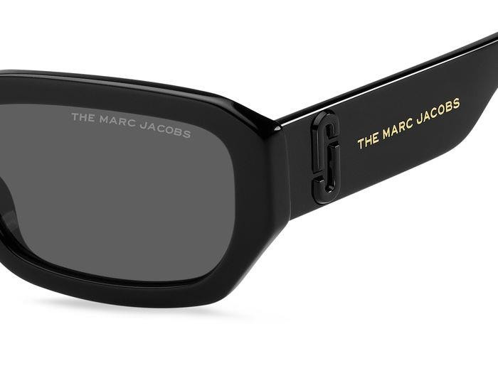 Occhiali da sole Marc Jacobs MARC 614/S 205355 (807 IR) colore black forma rettangolare lenti grey