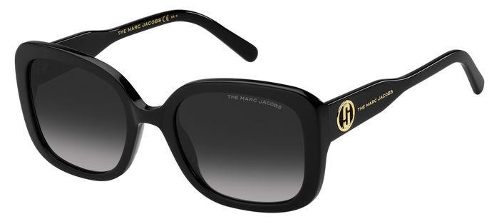 Occhiali da sole Marc Jacobs MARC 625/S 205358 (807 9O) colore black forma cat eye lenti dark grey shaded