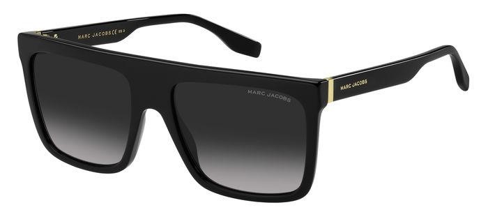 Occhiali da sole Marc Jacobs MARC 639/S 205363 (807 9O) colore black forma rettangolare lenti dark grey shaded