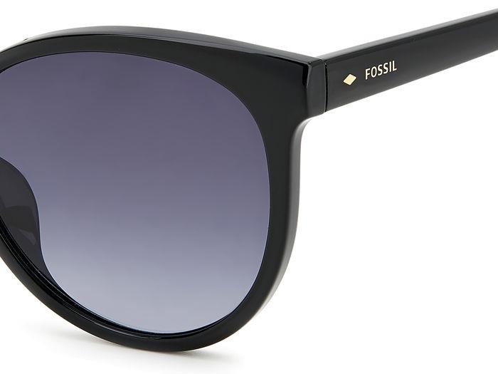 Sonnenbrillen Fossil FOS 2122/S 205395 (807 9O) farbe black form rund gläser dark grey shaded