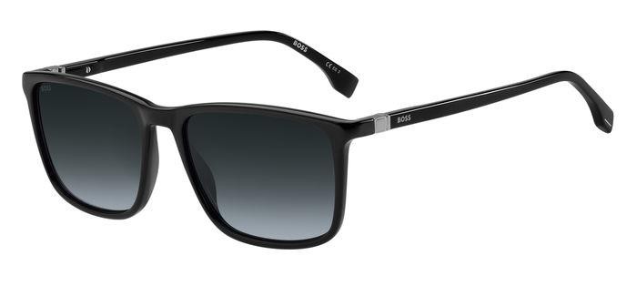 Occhiali da sole Hugo Boss BOSS 1434/S 205399 (807 9O) colore black forma rettangolare lenti dark grey shaded