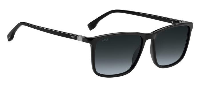 Occhiali da sole Hugo Boss BOSS 1434/S 205399 (807 9O) colore black forma rettangolare lenti dark grey shaded