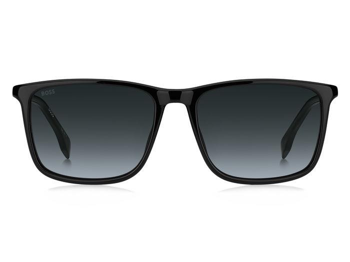 Occhiali da sole Hugo Boss BOSS 1434/S 205399 (807 9O) colore black forma rettangolare lenti dark grey shaded