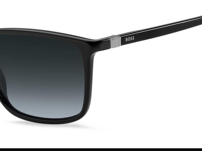 Occhiali da sole Hugo Boss BOSS 1434/S 205399 (807 9O) colore black forma rettangolare lenti dark grey shaded