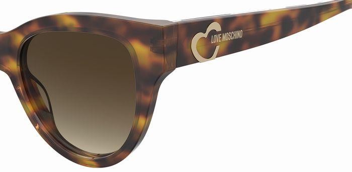 Sonnenbrillen Moschino Love MOL053/S 205405 (1NR HA) form cat-eye 