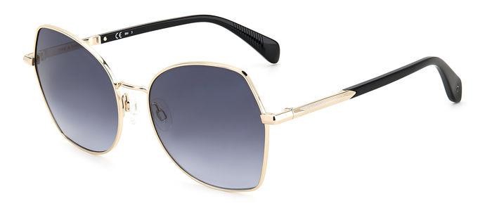 Sonnenbrillen Rag & Bone RNB1067/G/S 205438 (J5G 9O) farbe gold form rund gläser dark grey shaded