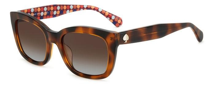 Sunglasses Kate Spade TAMMY/S 205497 (086 LA) color avana shape rectangle lenses brown shaded polarized