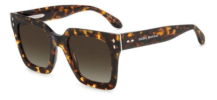 Sunglasses Isabel Marant IM 0104/S 205536 (086 HA) color avana shape cat eye lenses brown shaded