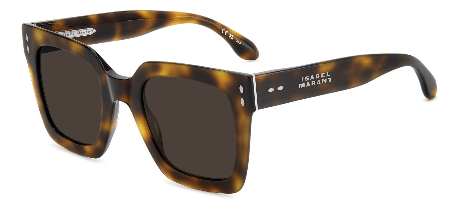 Sunglasses Isabel Marant Im 0104/S 205536 WR9 70 color brown havana shape square lenses brown