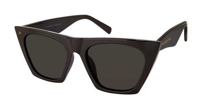 Occhiali da sole Privé Revaux Victoria/S 205600 (807 M9) colore black forma cat eye lenti grey polarized