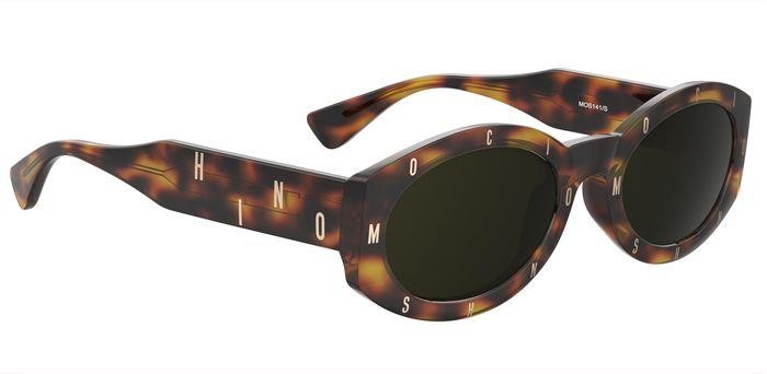 Sonnenbrillen Moschino MOS141/S 205654 (05L 70) farbe havana 2 form rund gläser brown