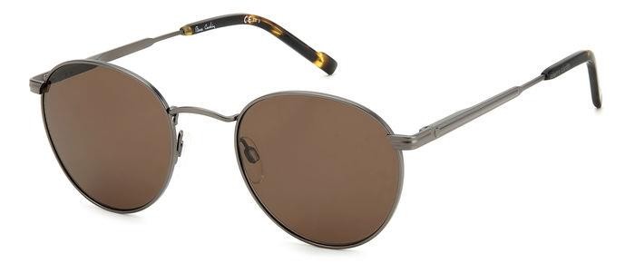 Sonnenbrillen Pierre Cardin P.C. 6889/S 205677 (SVK 70) farbe matte ruthenium black form rund gläser brown