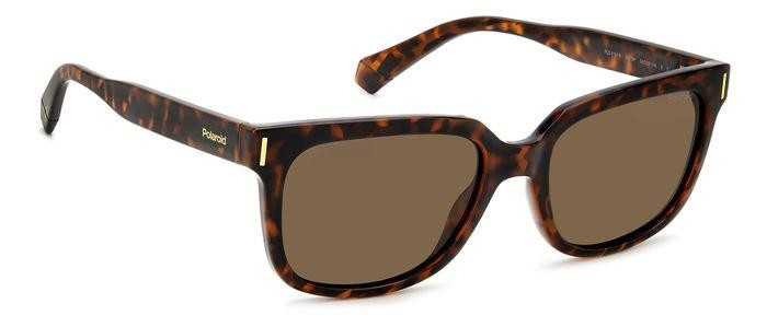 Sunglasses Polaroid PLD 6191/S 205688 (086 SP) color havana shape rectangle lenses bronze polarized