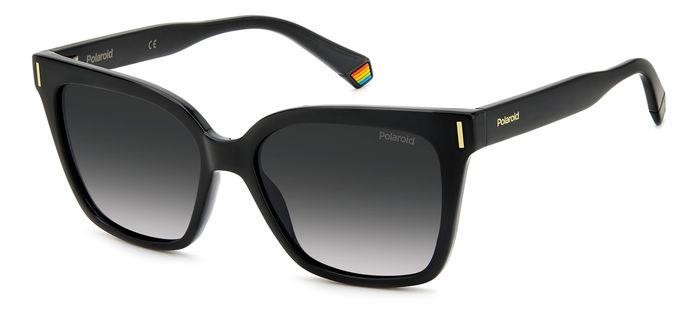 Sunglasses Polaroid PLD 6192/S 205689 (807 WJ) color black shape cat eye lenses grey shaded polarized