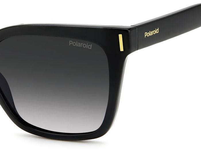 Sunglasses Polaroid PLD 6192/S 205689 (807 WJ) color black shape cat eye lenses grey shaded polarized
