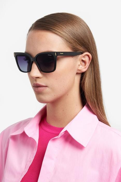 Sunglasses Polaroid PLD 6192/S 205689 (807 WJ) color black shape cat eye lenses grey shaded polarized