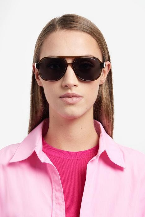 Sunglasses Polaroid PLD 6193/S 205690 (09Q M9) color brown shape aviator lenses grey polarized