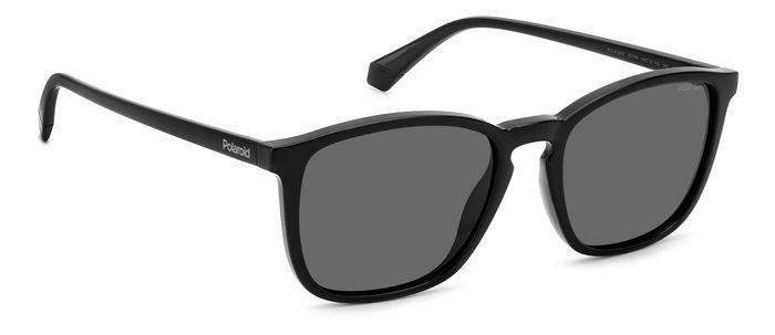Sunglasses Polaroid PLD 4139/S 205700 (807 M9) color black shape square lenses grey polarized