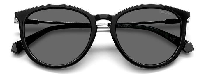 Occhiali da sole Polaroid PLD 4143/S/X 205701 (807 M9) colore black forma rotondo lenti grey polarized