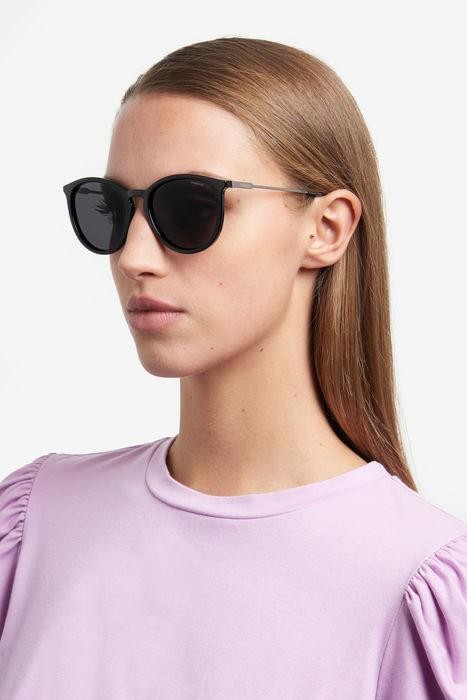 Occhiali da sole Polaroid PLD 4143/S/X 205701 (807 M9) colore black forma rotondo lenti grey polarized