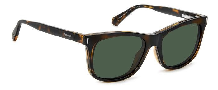 Eyeglasses Polaroid PLD 6202/CS 205704 (086 UC) color havana shape square lenses green polarized