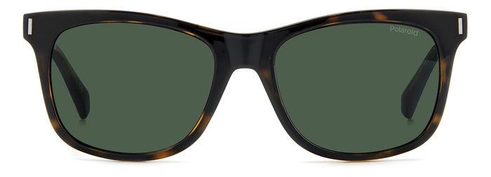 Eyeglasses Polaroid PLD 6202/CS 205704 (086 UC) color havana shape square lenses green polarized