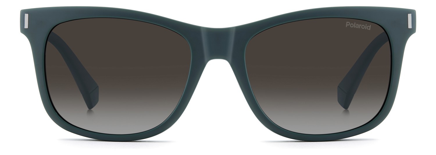 Eyeglasses Polaroid Pld 6202/CS 205704 PYW LA color matte teal shape rectangle lenses brown shaded polarized