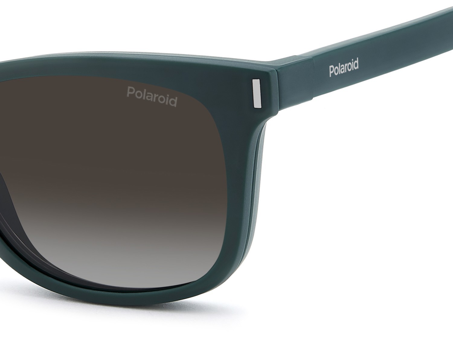 Eyeglasses Polaroid Pld 6202/CS 205704 PYW LA color matte teal shape rectangle lenses brown shaded polarized